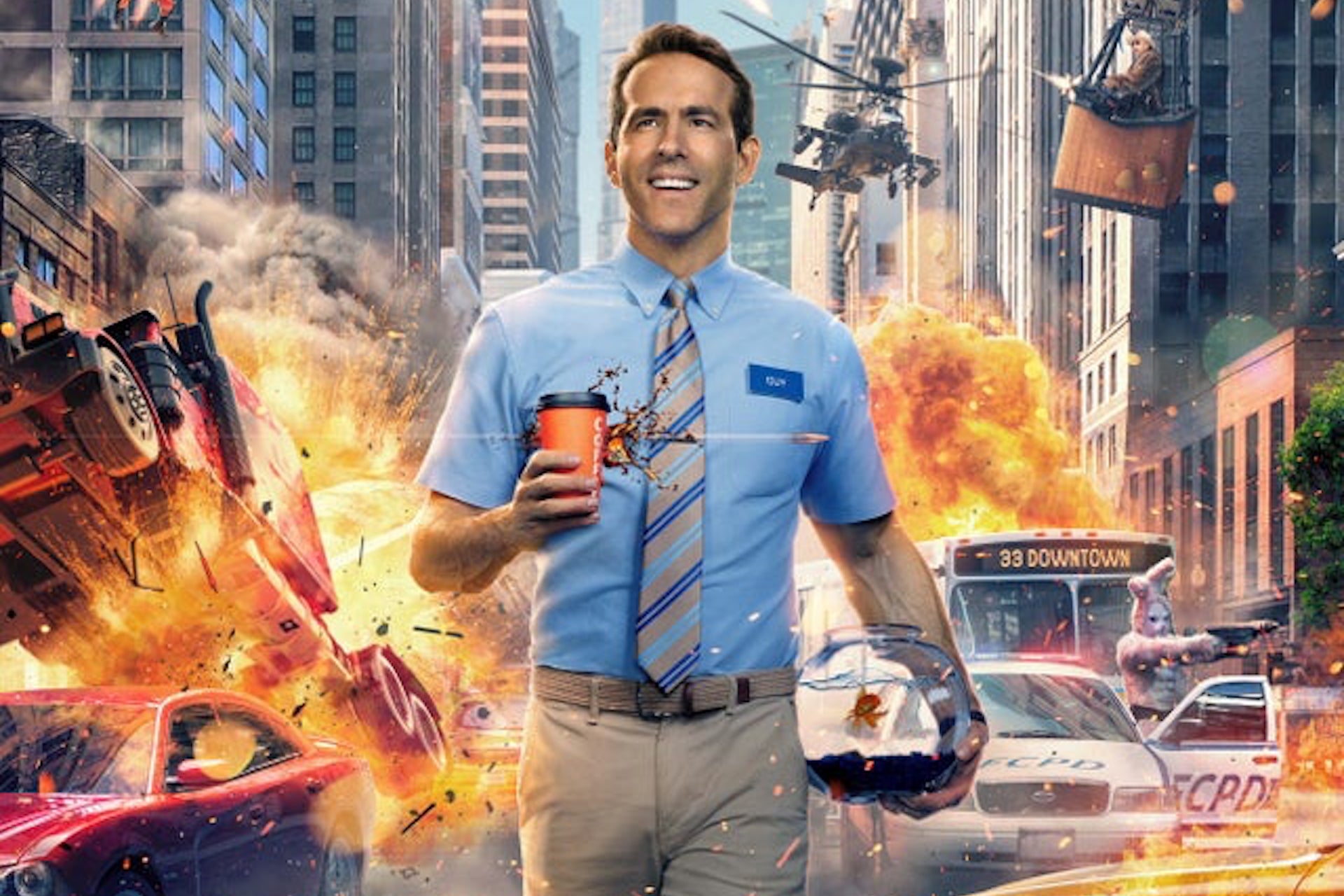 Watch Ryan Reynolds go for the dub in the 'Free Guy' trailer