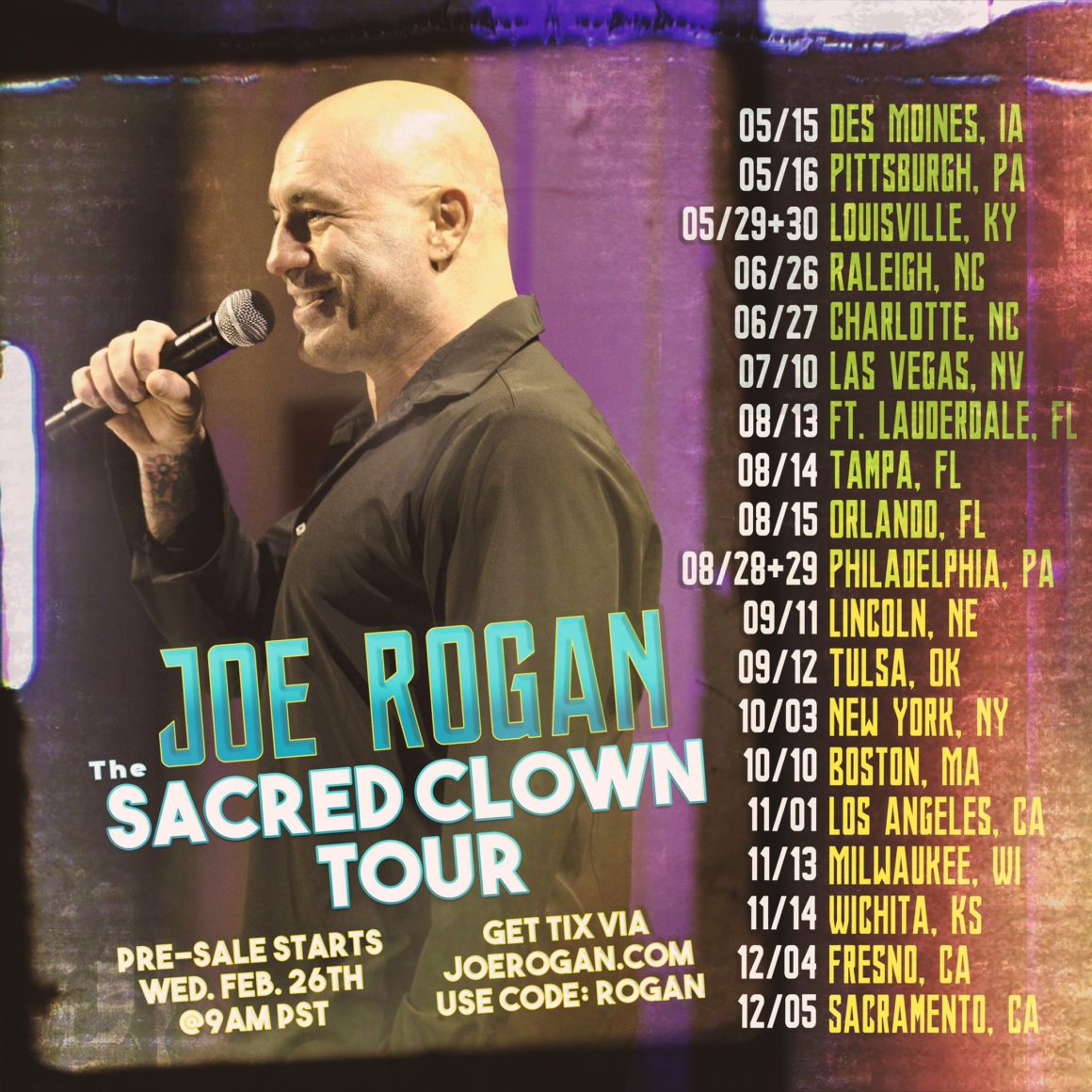 joe rogan tour boston