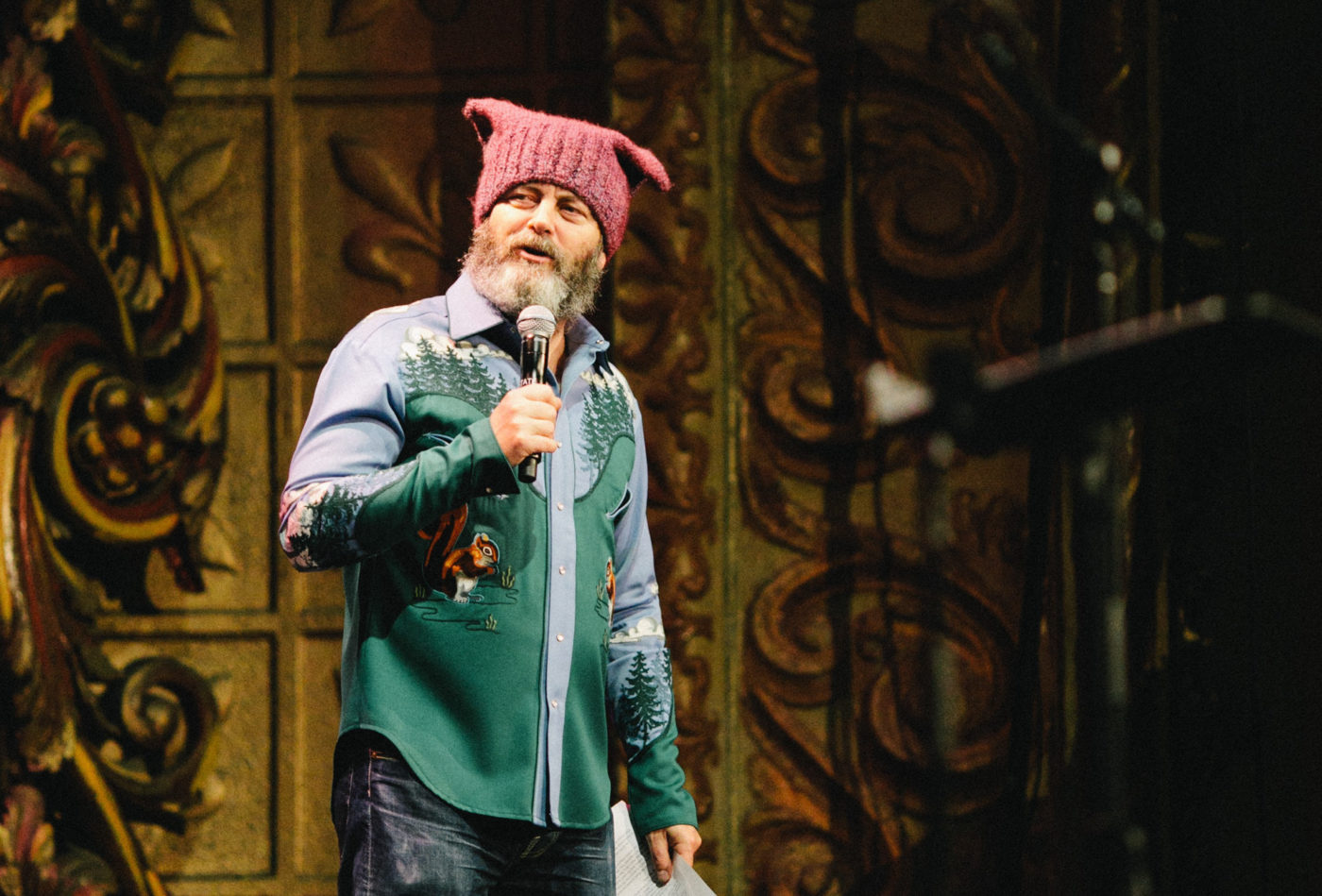 Nick Offerman releases three comedy specials for America's Food Fund