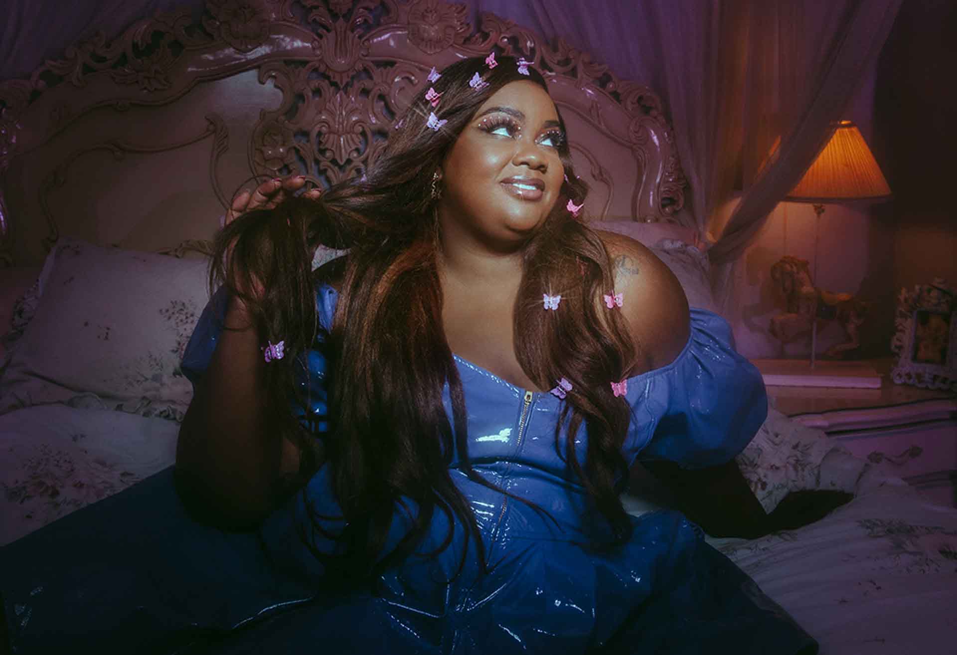 nicole byer purple dress Nicole Byer sets her sights on The Wilbur stage this summer
