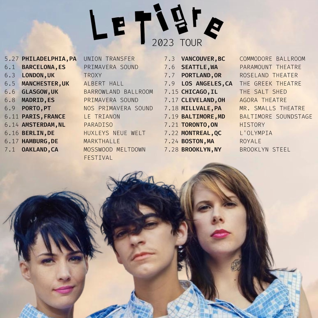 Band in the USA: Le Tigre announce first North American tour in 18