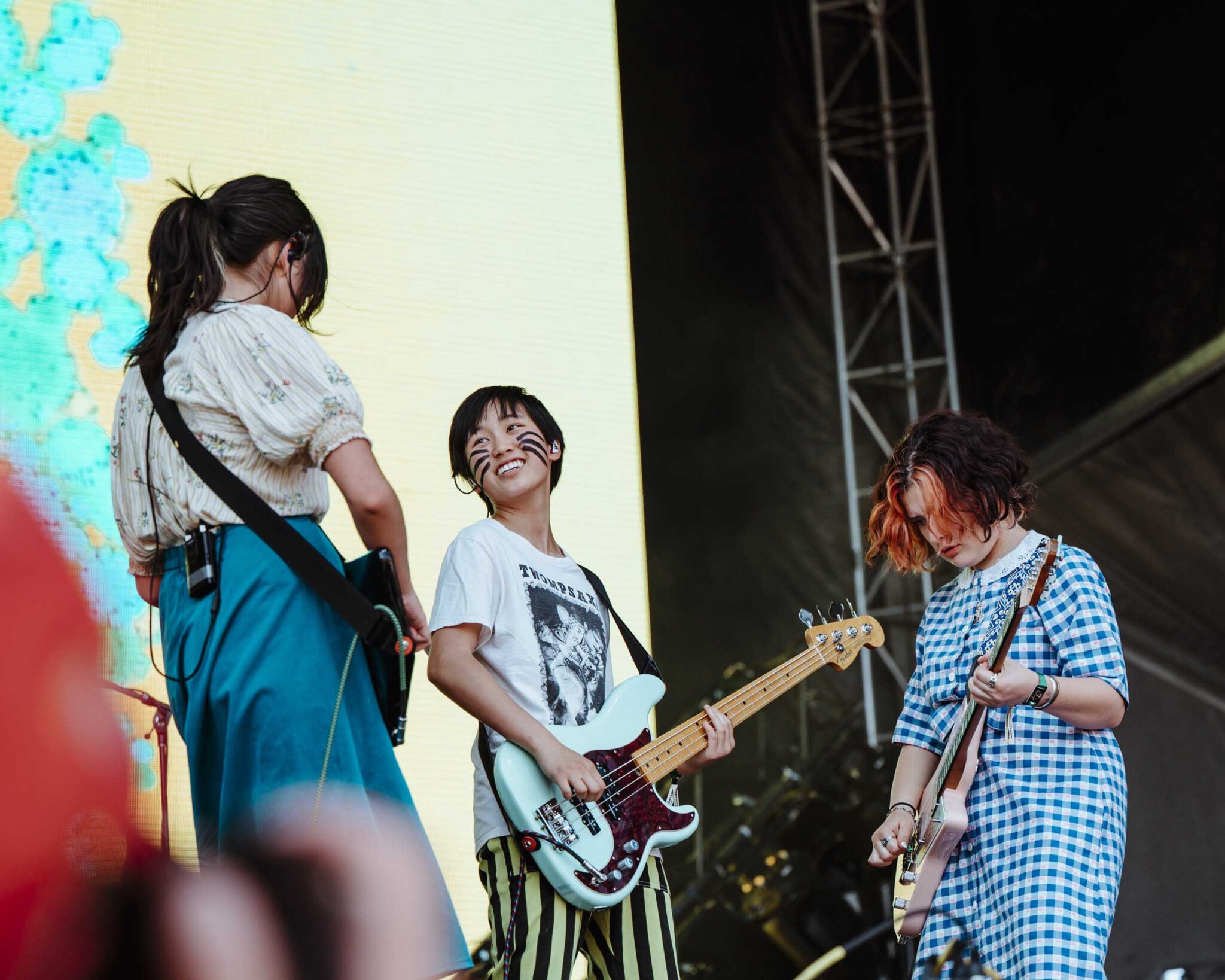 Boston Calling Photo Gallery The Linda Lindas live on the Red Stage