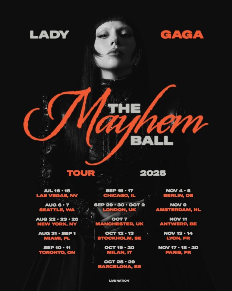 Abracadabra Lady Gaga Reveals MAYHEM Ball Arena Tour